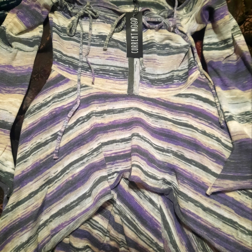 NEW Dolls Kill F is for faries handkerchief KNIT dress M